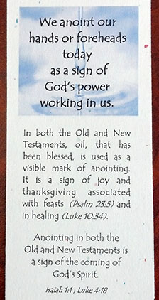 Blessings to Go bookmark