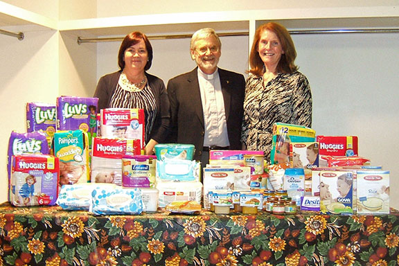 Donations collected by King of Kings Lutheran Church in Mountain Lakes