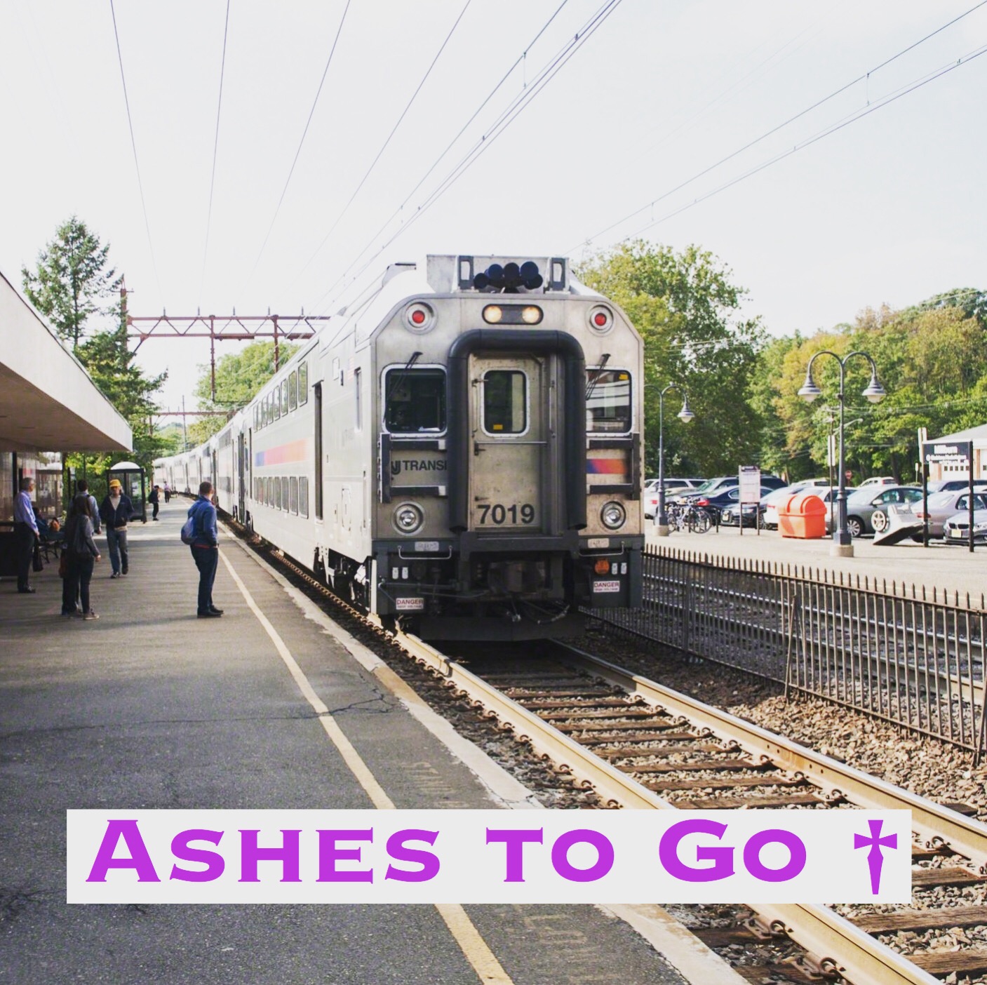 Ashes to Go at Millburn, NJ Train Station