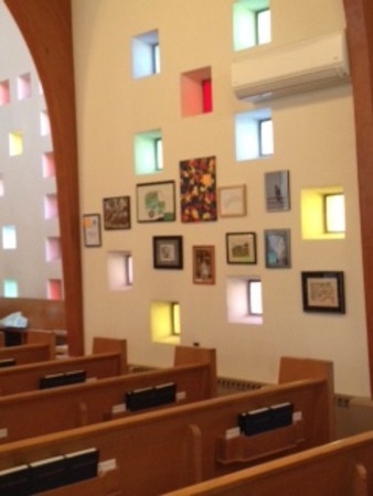 Art work at All Saints in Glen Rock