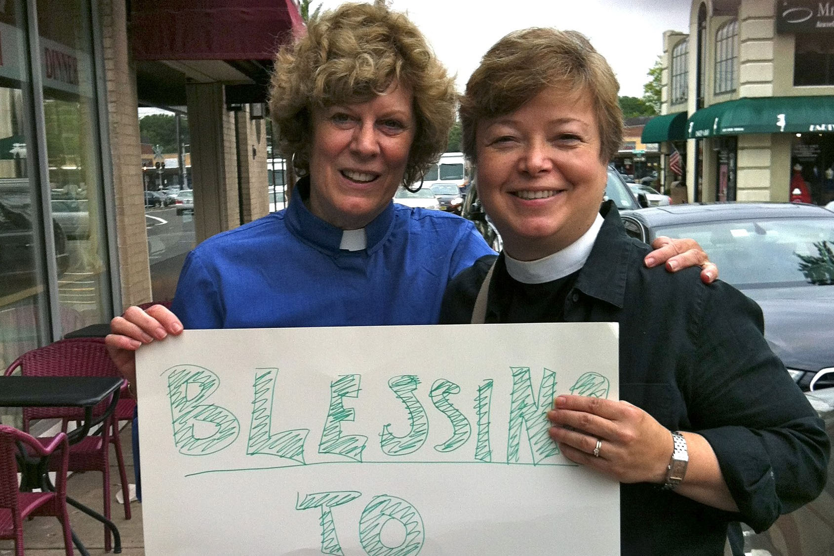 The Rev. Deacon Joyce McGirr and the Rev. Lynne Weber