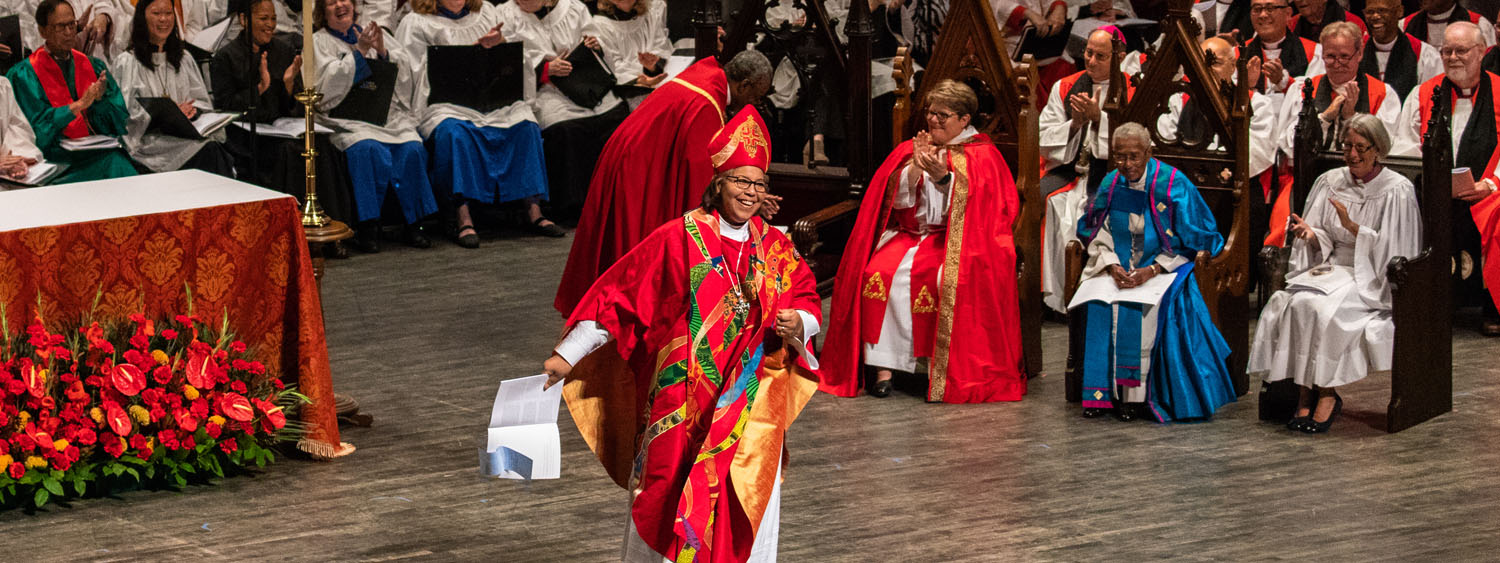 Bishop Carlye Hughes at her consecration. CYNTHIA L. BLACK PHOTO