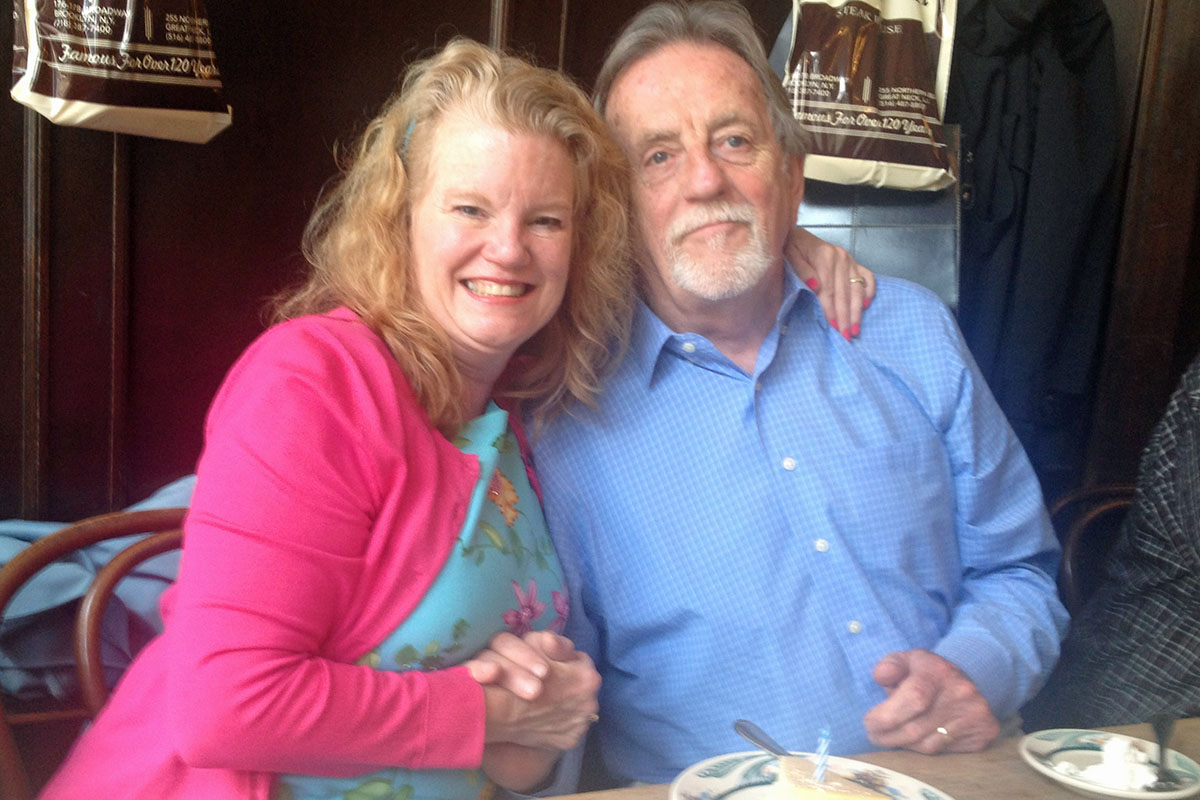 Author Catherine Murray with her husband, Ray.