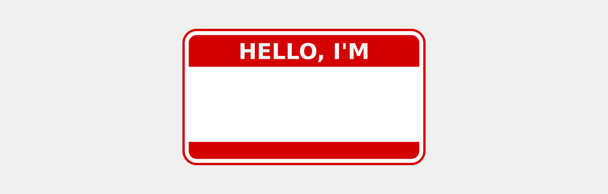 Name tag