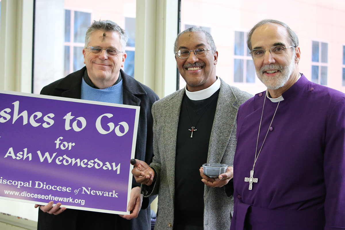 Randy Johnson, Canon Greg Jacobs and Bishop Mark Beckwith