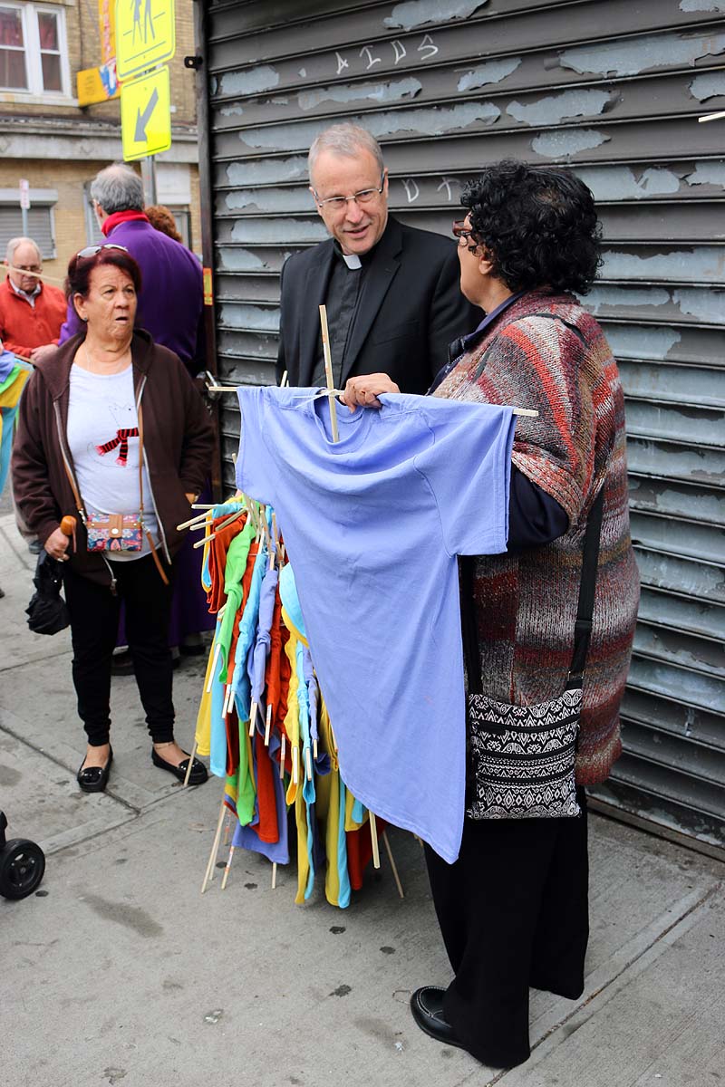 Jersey City Stations of the Cross at sites of violence. NINA NICHOLSON PHOTO