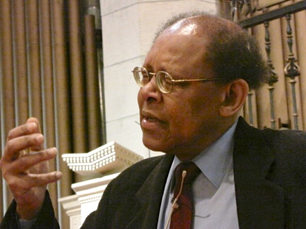 Author James Cone speaks at St. Peter’s Episcopal Church in Morristown.
