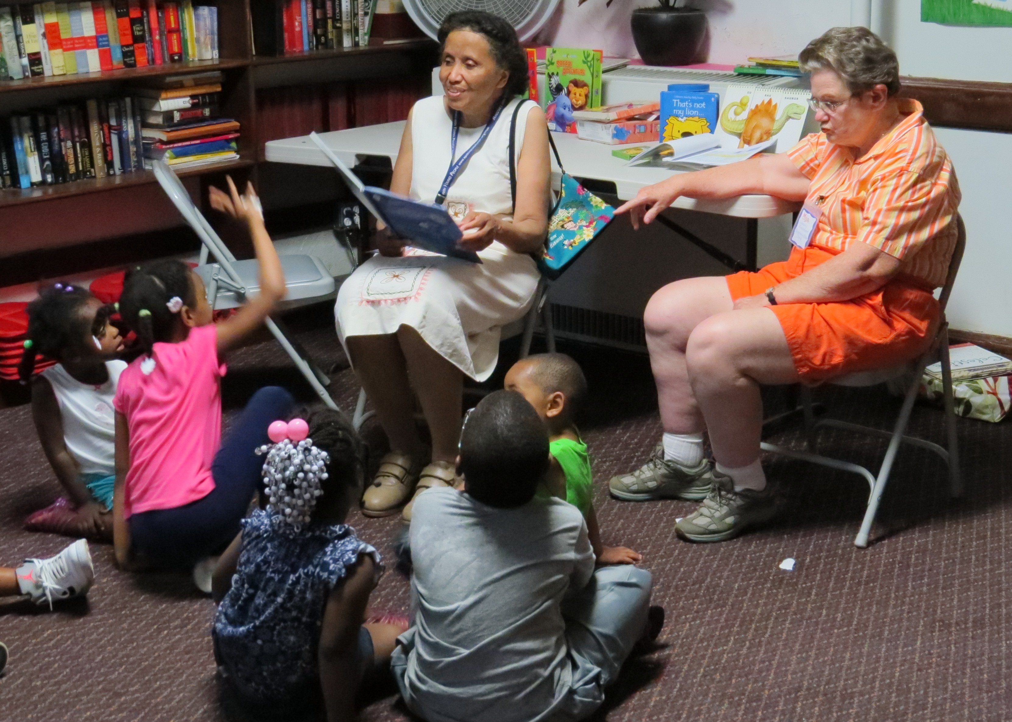 Library story time. SHARON SHERIDAN PHOTO