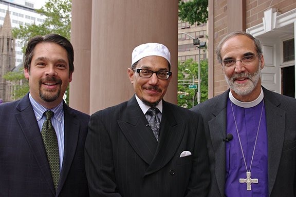 Rabbi Matthew Gewirtz, Imam W. Deen Shareef and Bishop Mark Beckwith
