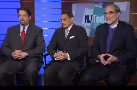 Rabbi Matthew Gewirtz, Imam Deen Shareef and Bishop Mark Beckwith on "NJ Today"