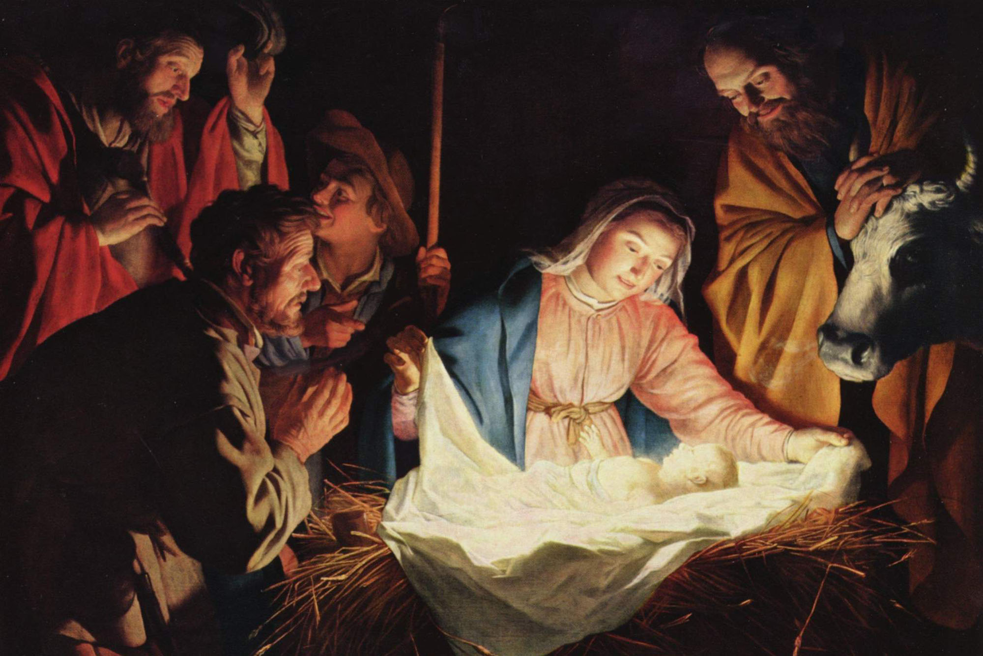 "The Adoration of the Shepherds" by Gerard van Honthorts, 1622