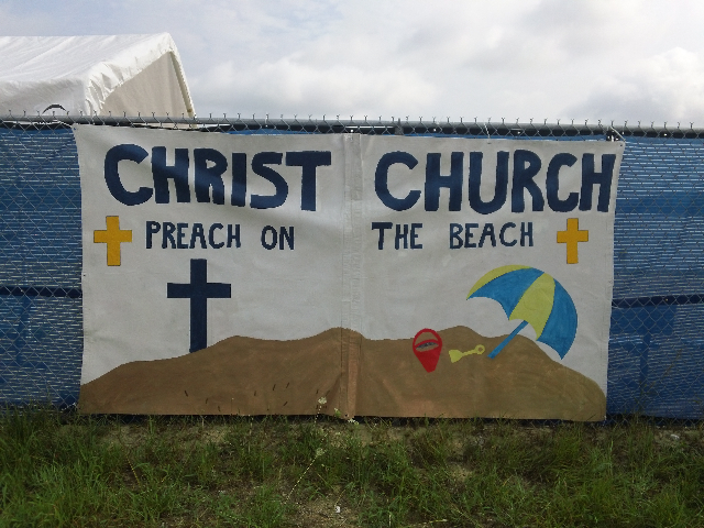 Christ Church, Budd Lake "Preach on the Beach"