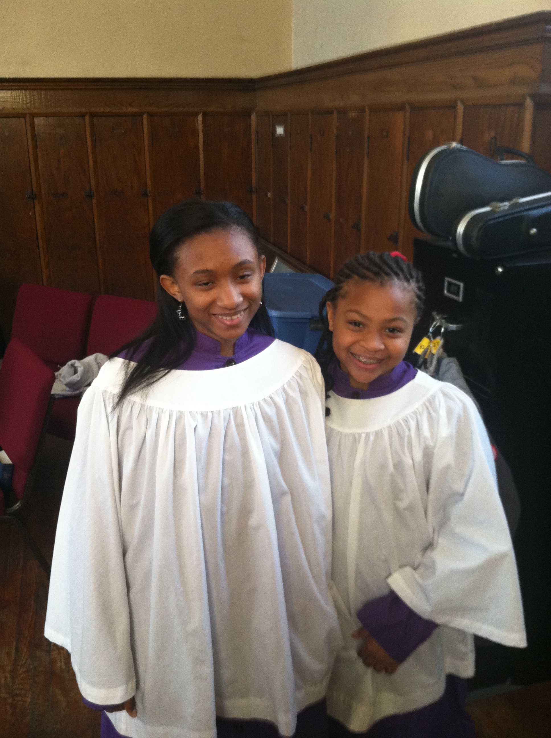 Choristers from St Paul's, Englewood.