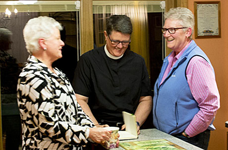 Doris Dicristina, the Rev. Cynthia Black and Sheila Dynan at Redeemer, Morristow