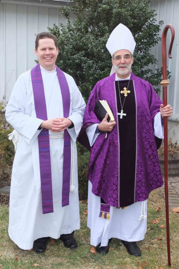 The Rev. Shawn Carty and the Rt. Rev. Mark Beckwith