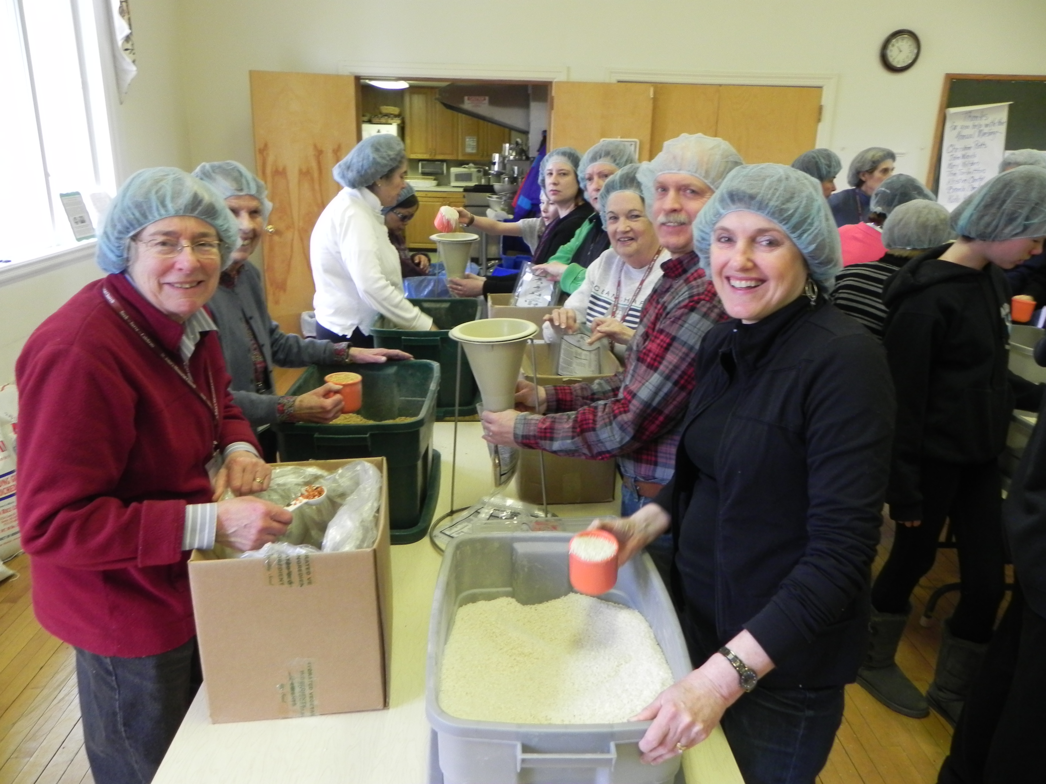 St. John's in Ramsey "Stop Hunger Now!" event