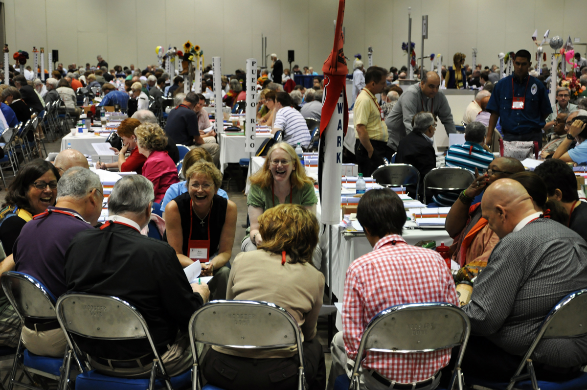 Diocese of Newark deputation at work at GC2012