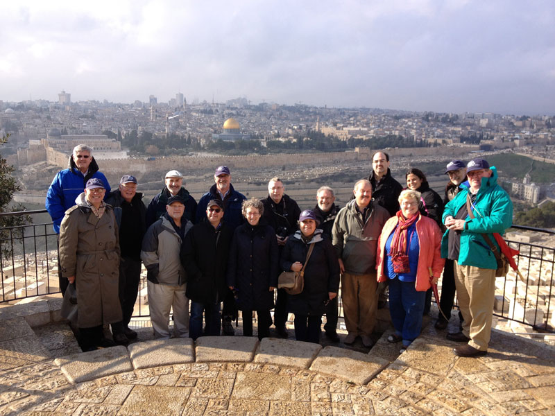 The Rev. Susan Sica on an interfaith trip to Israel. PHOTO COURTESY CCAR