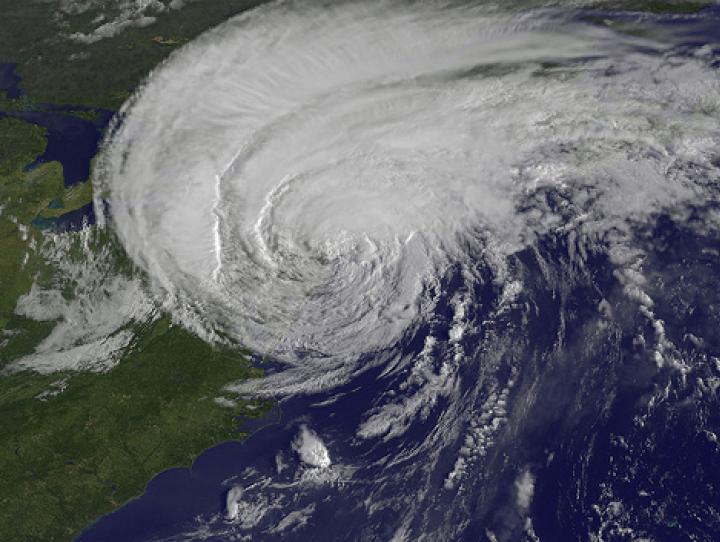 Hurricane Irene reaches NYC. NASA/NOAA GOES Project