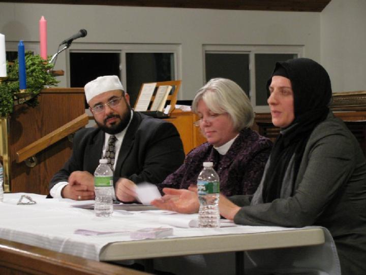 Interfaith panel discussion hosted by Trinity Church in Allendale December 2010.