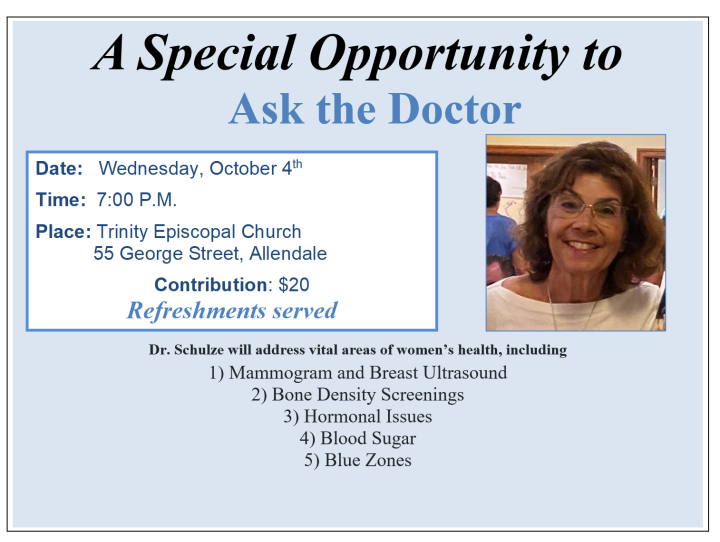 Ask the Doctor, Women's Health Issues Answered by Expert
