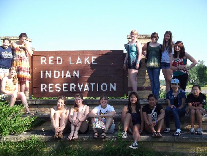 Morristown Youth Mission Trip to Red Lake Reservation in Northern Minnesota.