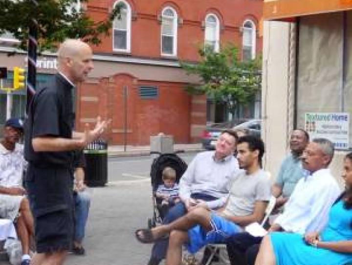 The Rev. John Mennell of St. Luke's Episcopal Church