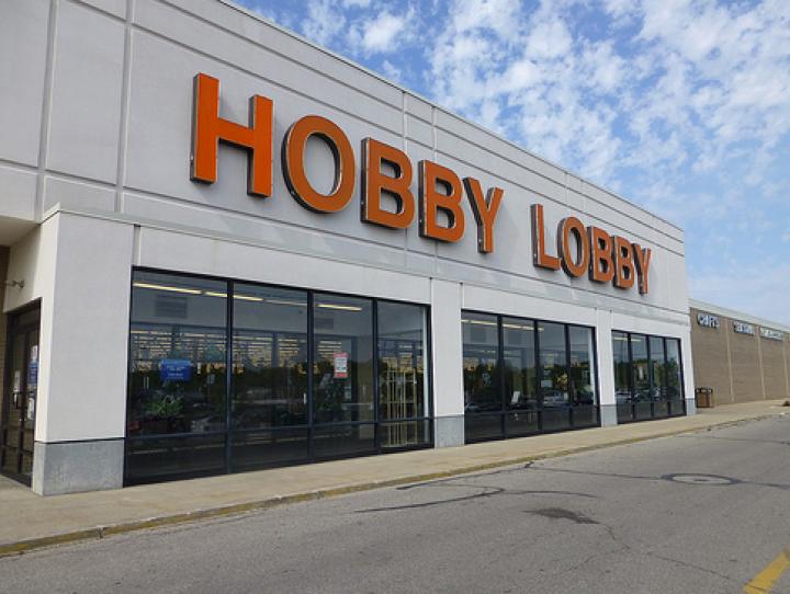 "Hobby Lobby in Mansfield, Ohio" by Nicholas Eckhart is licensed under CC BY 4.0