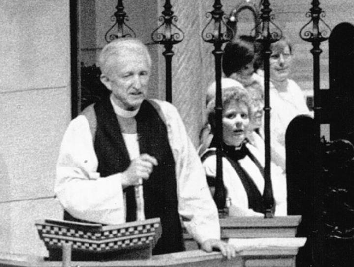 Presiding Bishop Edmond Lee Browning in 1995