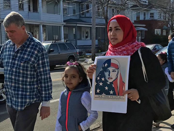 Clifton community shows support for immigrants, refugees and Muslims with prayerful march