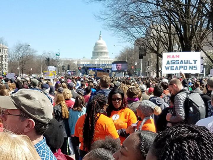 March for Our Lives in Washington, DC. NINA NICHOLSON PHOTO