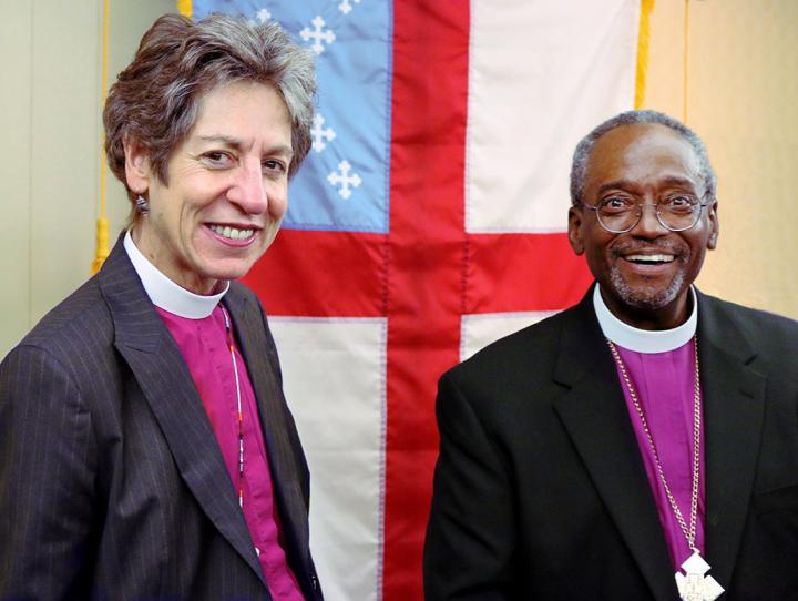 Presiding Bishop Katharine Jefferts Schori, Presiding Bishop-elect Michael Curry