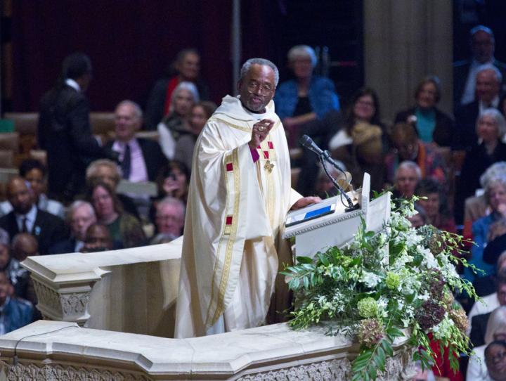 The Most Rev. Michael Curry preaching at his Installation service