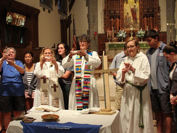 The Rev. C. Melissa Hall at St. James', Upper Montclair