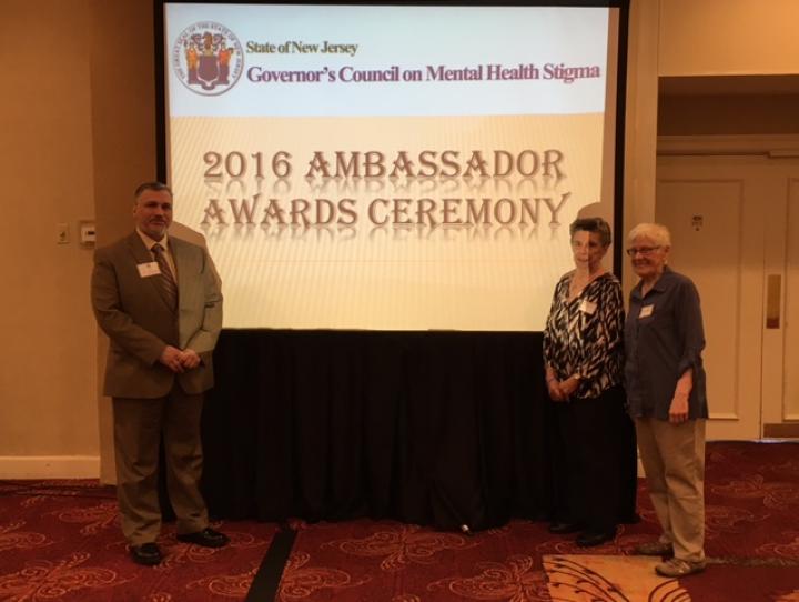 L-r: Louis Knaub, Marjorie Jingo and Judy Banes.