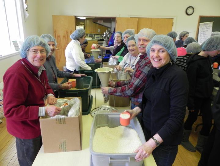 St. John's in Ramsey "Stop Hunger Now!" event