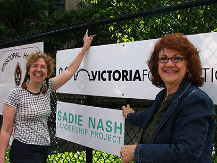 Irene Cooper-Basch and Linda White of Victoria Foundation