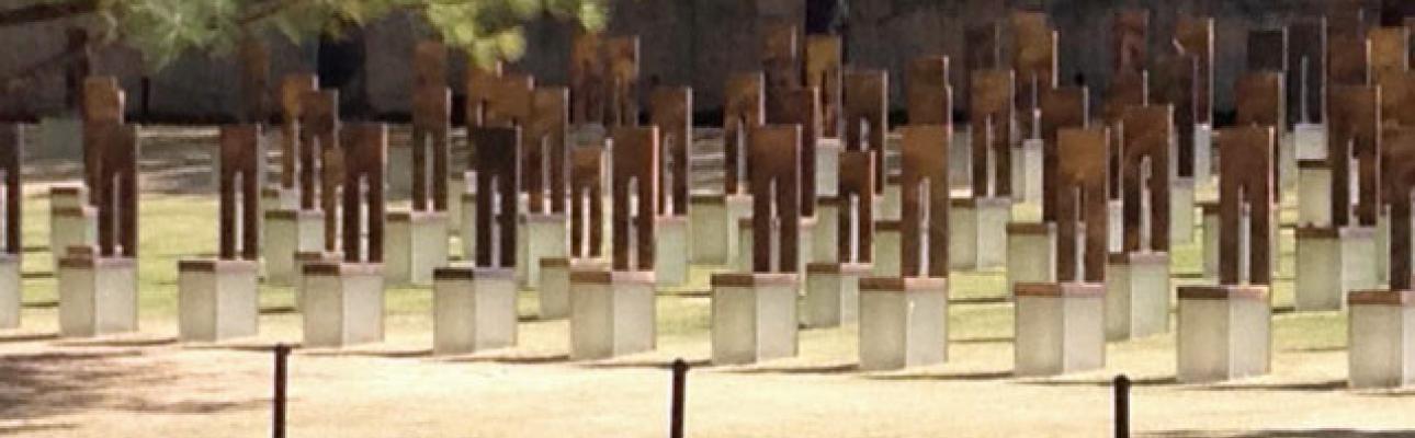 The "Field of Empty Chairs" at the Oklahoma City National Memorial