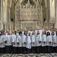 The Christ Church choir in Bristol Cathedral.