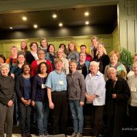 All female bishops and bishops-elect at the House of Bishops meeting (not pictured: Bishops Dena Harrison and Cathy Roskam). SHARON JONES PHOTO