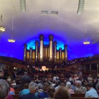 Inside the Mormon Tabernacle. DIANA WILCOX PHOTO