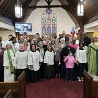 Holy Innocents, West Orange with Bishop Hughes