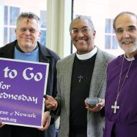 Randy Johnson, Canon Greg Jacobs and Bishop Mark Beckwith