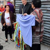Jersey City Stations of the Cross at sites of violence. NINA NICHOLSON PHOTO