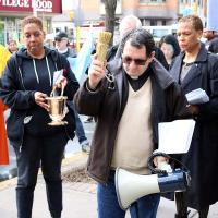 Jersey City Stations of the Cross at sites of violence. NINA NICHOLSON PHOTO