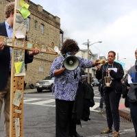 Jersey City Stations of the Cross at sites of violence. NINA NICHOLSON PHOTO