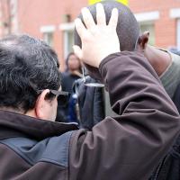 Jersey City Stations of the Cross at sites of violence. NINA NICHOLSON PHOTO