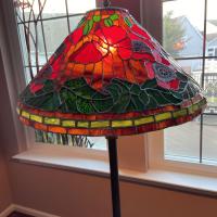 Colleen Hintz’s house holds lamp shades she created for each of her grandchildren. “I’d like them to have a piece of me when it’s all over,” she says.