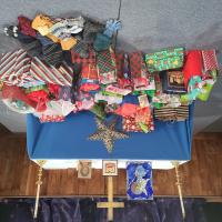 Toys collected by Church of the Messiah, Chester.