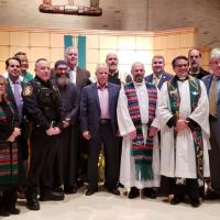 Clergy and town officials. RANDY JOHNSON PHOTO